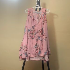 Plus size flower tunic